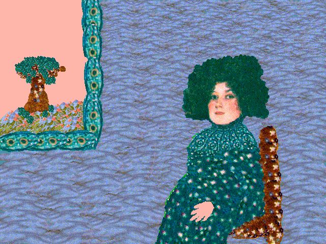 "Einsame Frau" Gustav Klimt