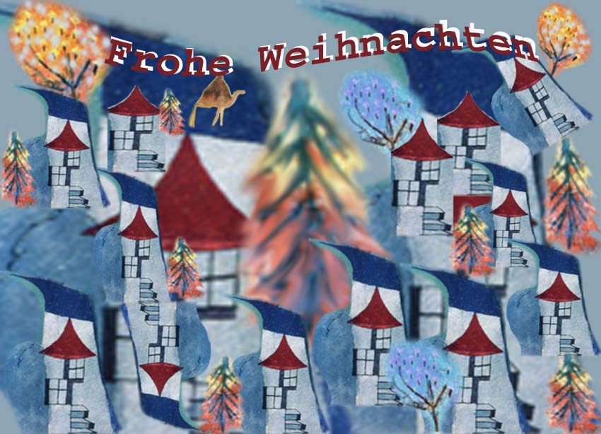 "Weihnachtskarte" nach Paul Klee